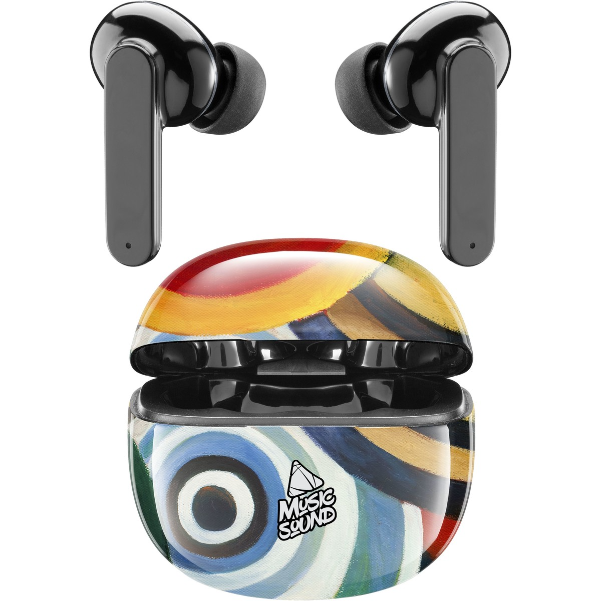 Dëgjuese Buds Cellularline Music Sound Fantasy BTMSTWSINEAR223, wireless, Mic, të zeza Dëgjuese Buds Cellularline Music Sound Fantasy BTMSTWSINEAR223, wireless, Mic, të zeza