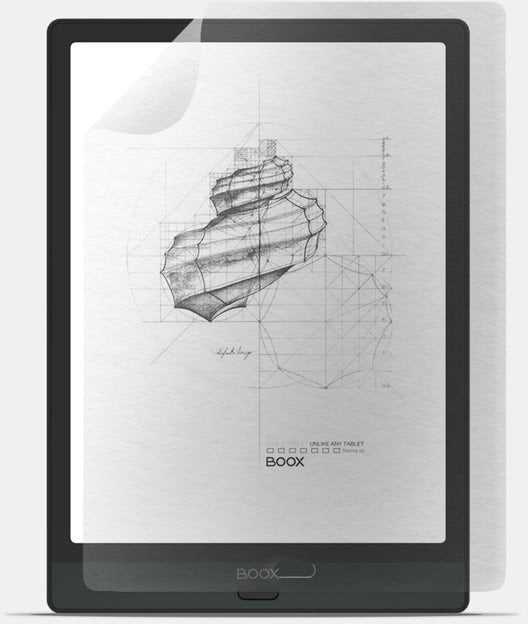 Folie mbrojtëse Doodroo DDBOOXNOT23, për Onyx BOOX Note 2 dhe Note 3, efekt letre, transparente