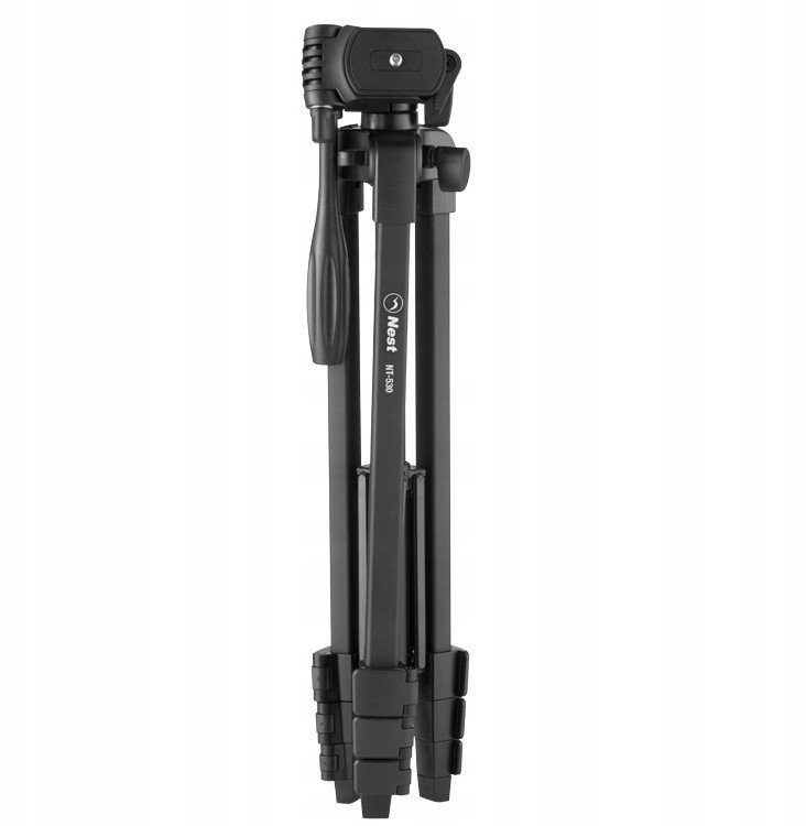 Tripod Nest NT-530, lartësi 137 cm, metal, i zi