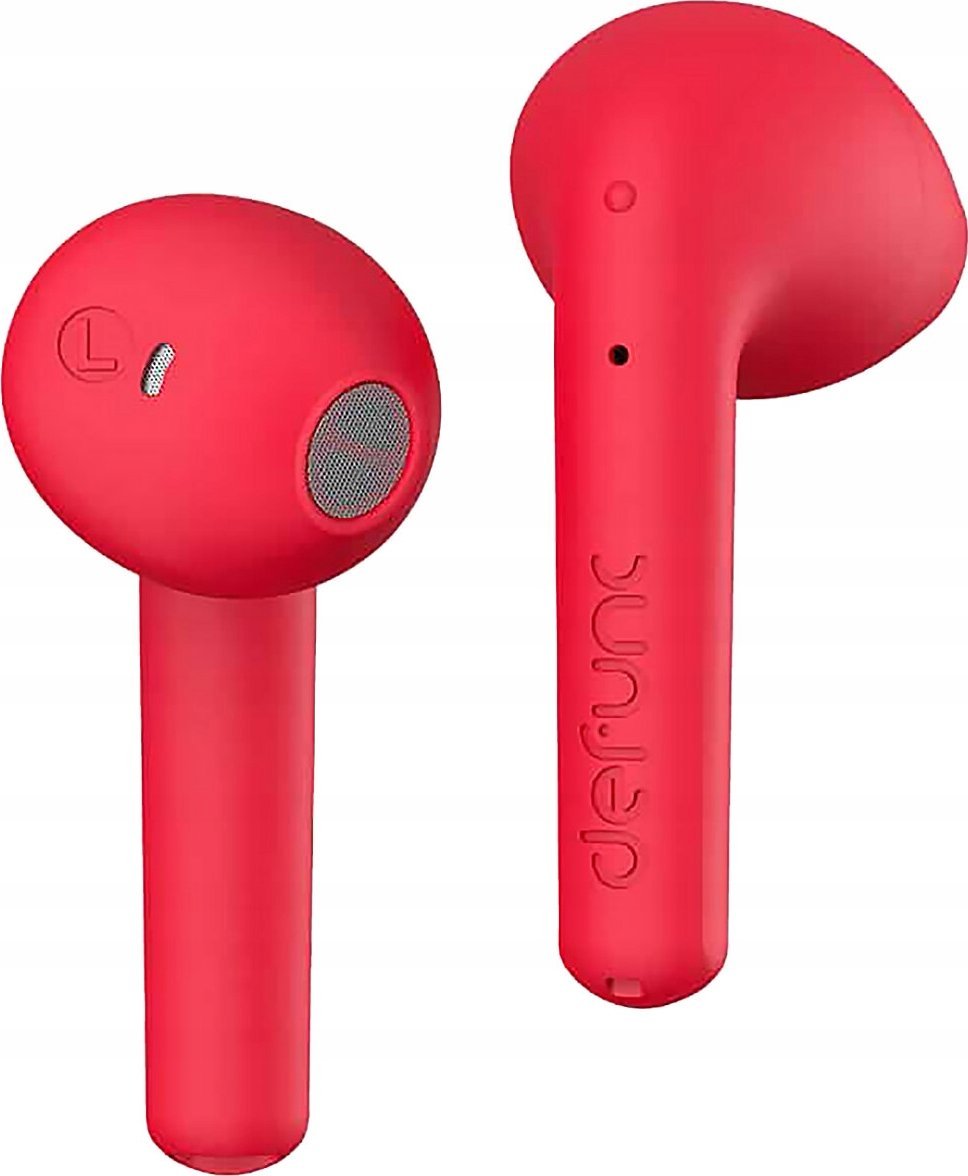 Kufje wireless Defunc True Lite, in ear, Bluetooth, të kuqe