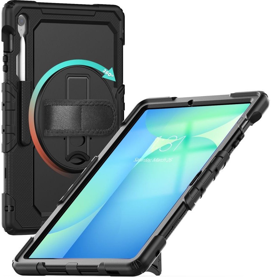 Заштитна навлака за таблет Tech-Protect Solid, Galaxy Tab S10 FE+ 13.1 X620 X626B, црна