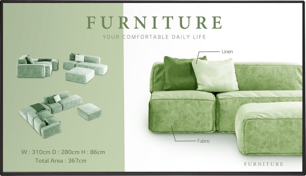 Монитор LG 65UM5N-H, 65''