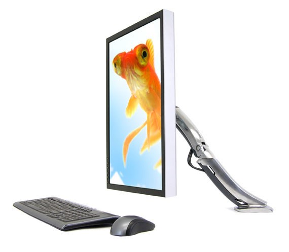 Mbajtëse tavoline për monitor Ergotron MX, 30", e argjendtë