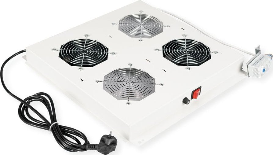 Njesi ventilimi ROLINE Roof Fan Unit 2, per kabinete 19", 2 ventilatorë, gri