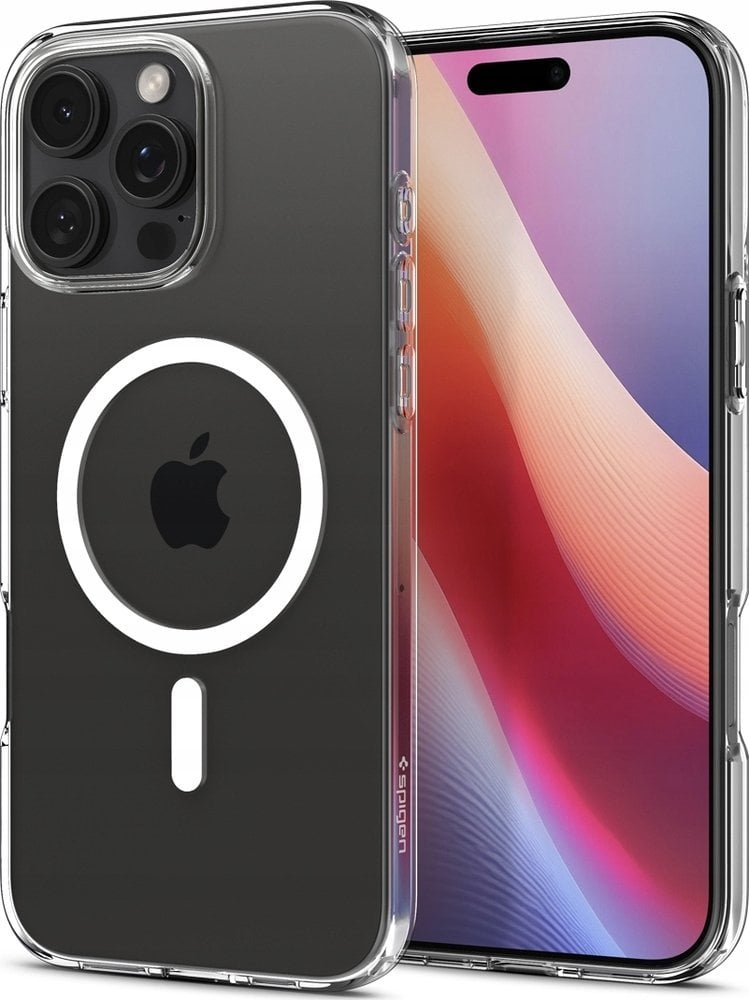 Mbështjellës telefoni Spigen Liquid Crystal MagSafe, për iPhone 16 Pro Max, transparent