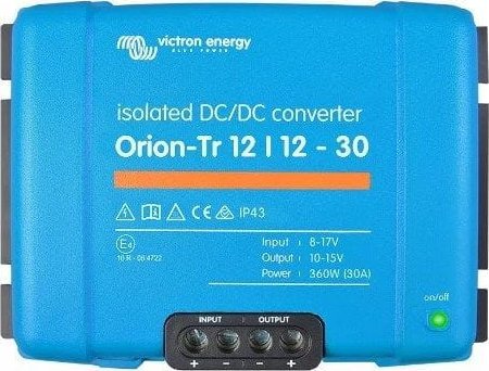 Konvertor DC DC Victron Energy Orion TR ORI121240110, 12V në 12V, 30A, blu