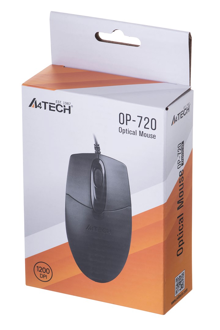 Maus A4 Tech OP-720, USB Type-A, i zi