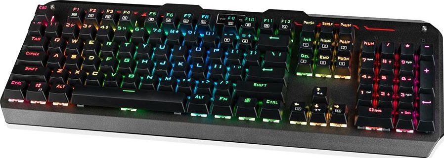 Tastierë Modecom Volcano Hammer, mekanike Outemu Blue, RGB, gjermane