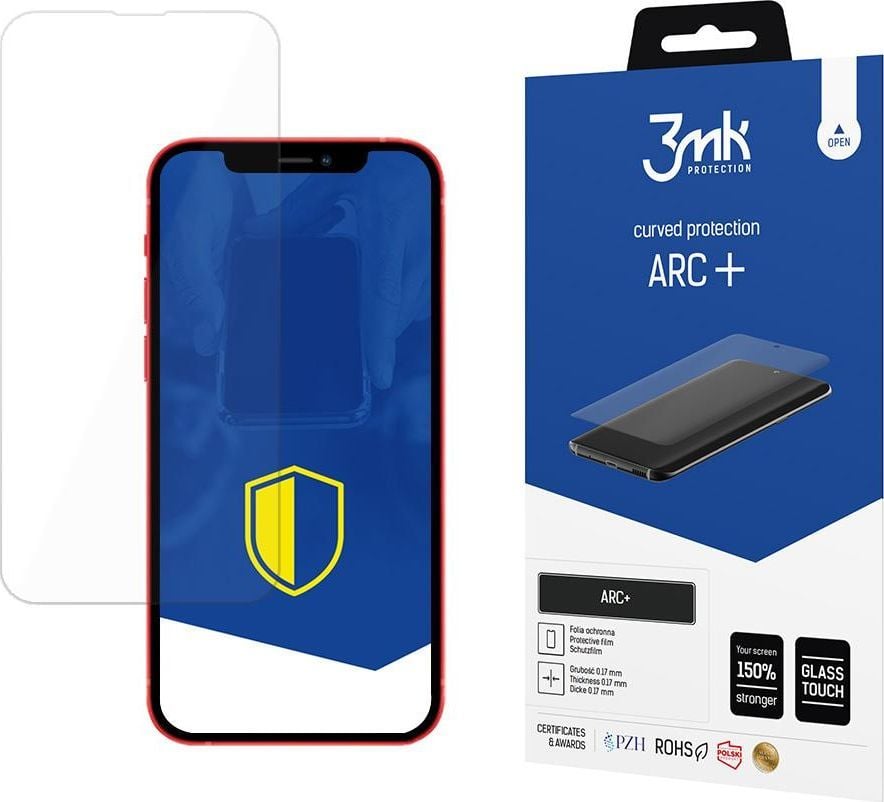 Mbrojtës ekrani 3MK ARC+, për Apple iPhone 13, transparent