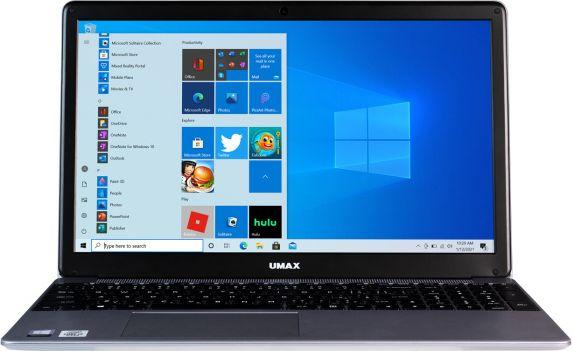 Laptop Umax VisionBook 15WU-i3, Intel Core i3-10110U, 15.6", 4 GB RAM, SSD 128 GB, Windows 10 S, i hirtë