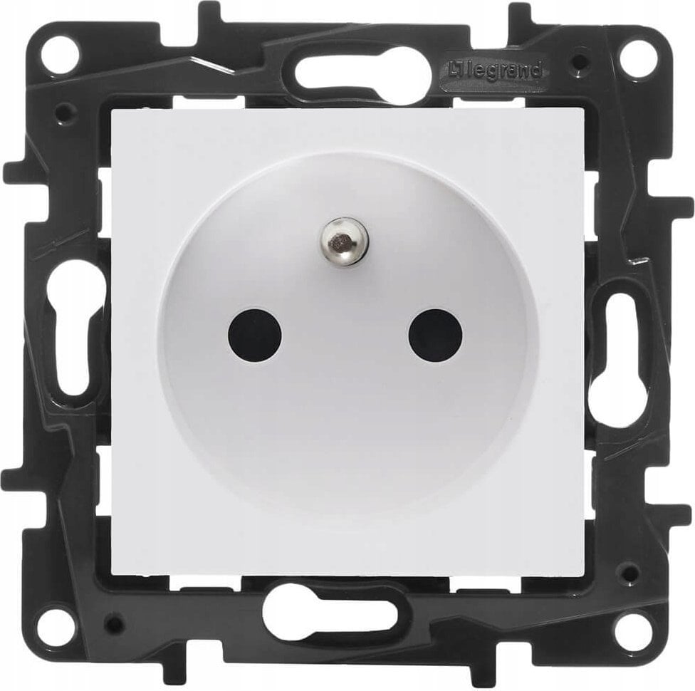 Prizë teke me tokëzim Legrand Niloe Step, e bardhë