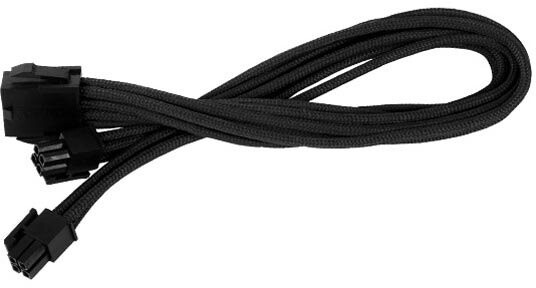 Kabllo SilverStone PP07-EPS8B, 300mm, e zezë