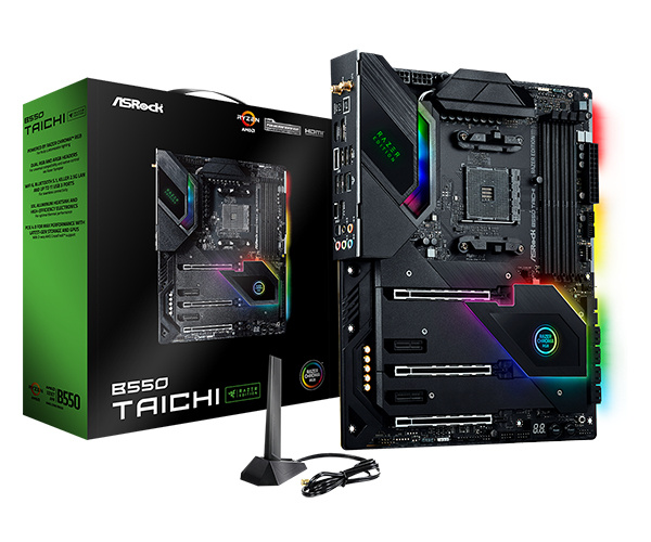 Pllakë amë Asrock B550 Taichi Razer Edition AMD B550 Socket AM4 ATX