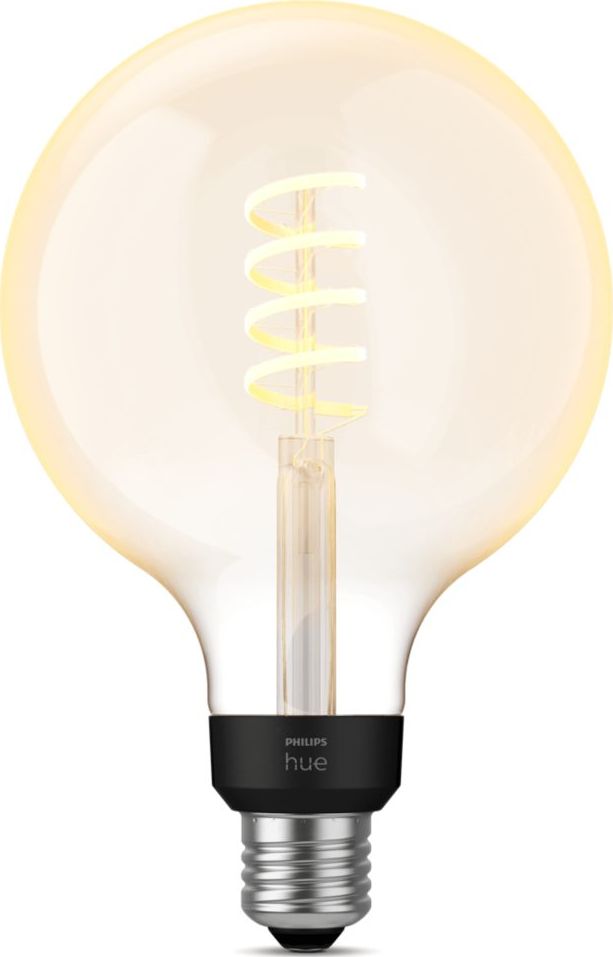 Llambë smart Philips Hue Giant Globe G125, LED, E27, dritë e ngrohtë dhe e ftohtë, nxirëse