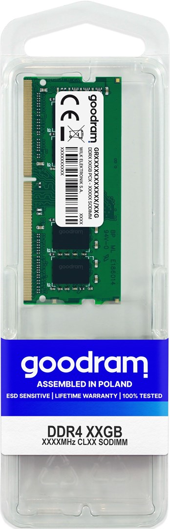 Memorie RAM Goodram, 8GB, DDR4, 2400MHz