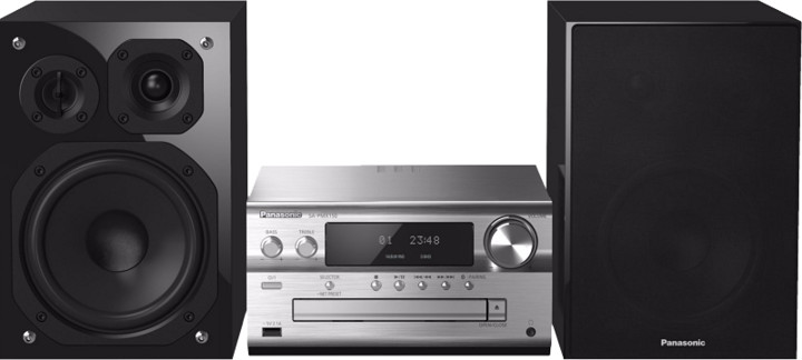 Mikrosistem Panasonic SC-PMX150EGS, i argjendtë