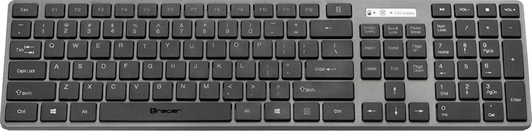 Сет тастатура и глувче Трајсер РФ Нано TRAKLA46773, безжичен, 1000 DPI, црн