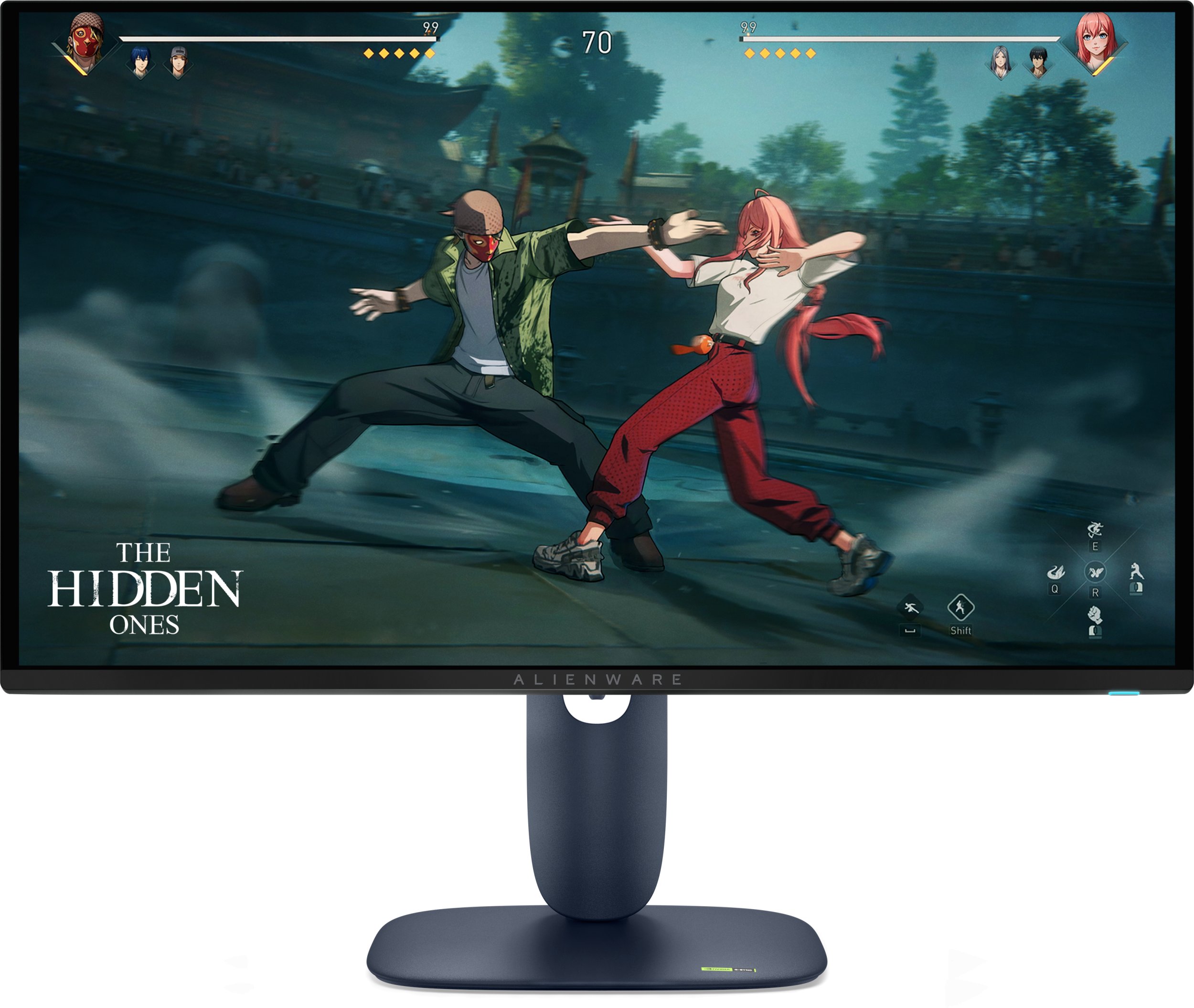 Monitor Alienware AW2725D, 27", QD OLED, 280Hz, i kaltër