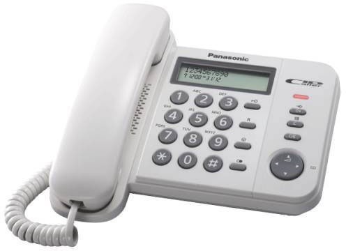 Telefon Panasonic KX-TS560FXW, i bardhë