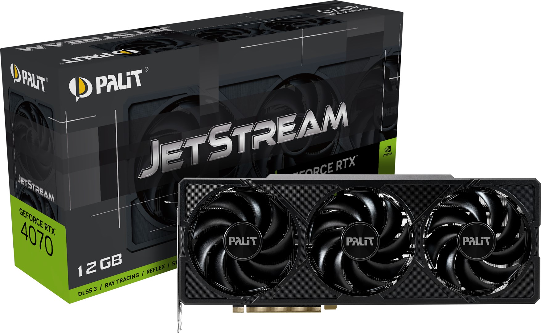 Kartë grafike PALiT NVIDIA GeForce RTX 4070, 12 GB GDDR6X, NED4070019K9-1047J