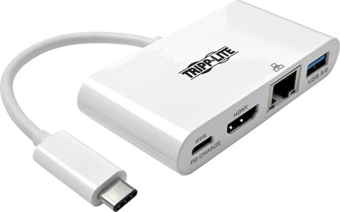 Stacion dokimi Eaton U444-06N-HGU-C, USB-C HDMI, Gigabit Ethernet, PD 60W, i bardhë