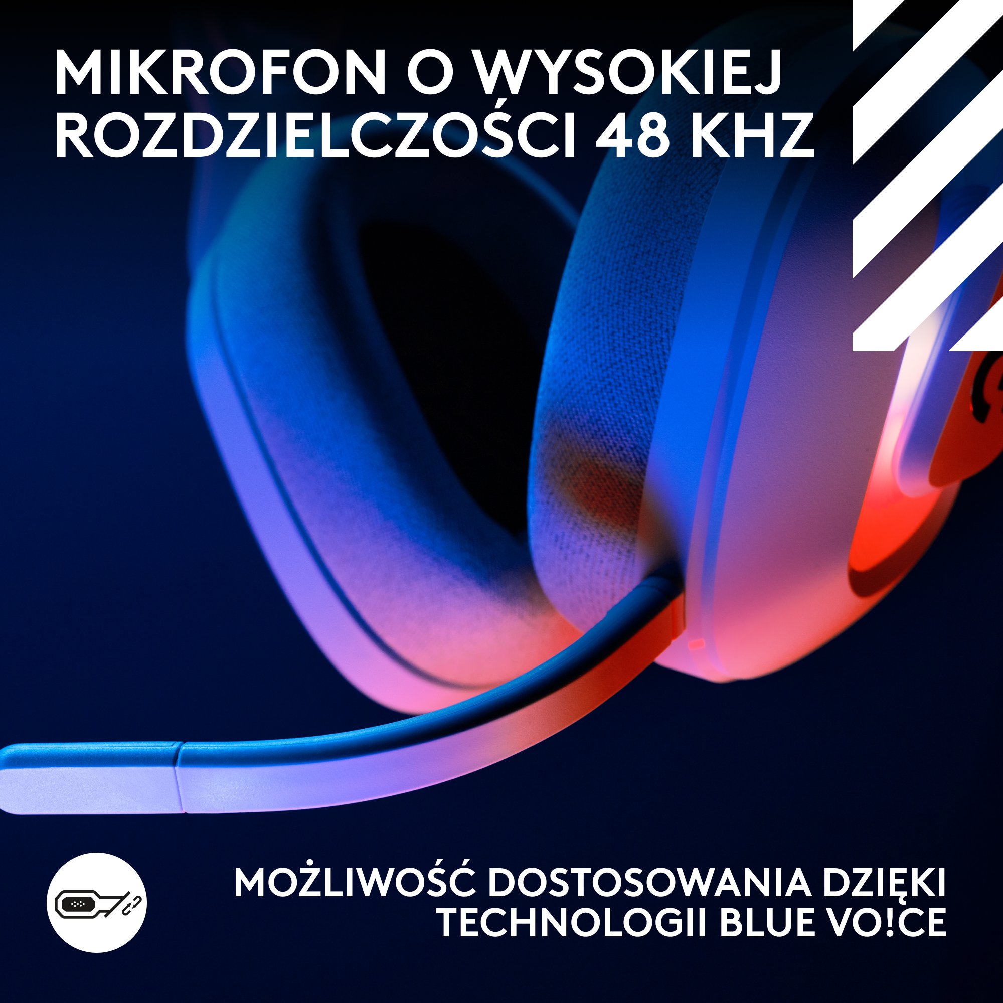 Kufje gaming Logitech G Astro A20 X, USB Type C, Bluetooth, të bardha