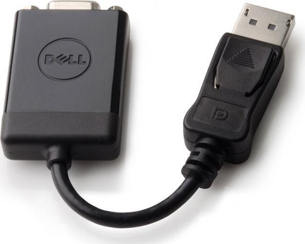 Përshtatës Dell DisplayPort - D-Sub (VGA), i zi