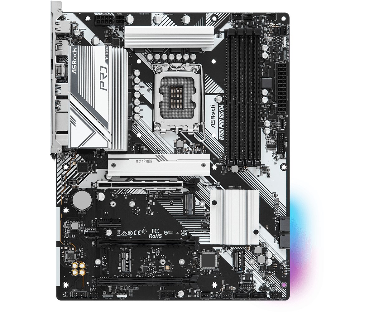 Pllakë amë Asrock B760 Pro RS/D4 Intel B760 LGA 1700 ATX