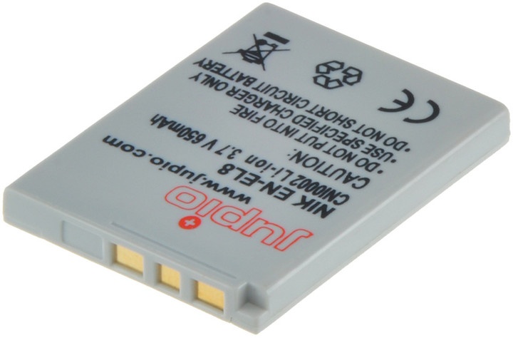 Bateri Jupio EN-EL8 për fotoaparat digjital Nikon, kapacitet 650 mAh