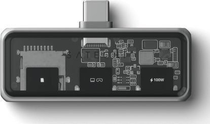 Адаптер USB C Satechi Mobile XR Hub, 100W, 10 Gbps, 4K, сив