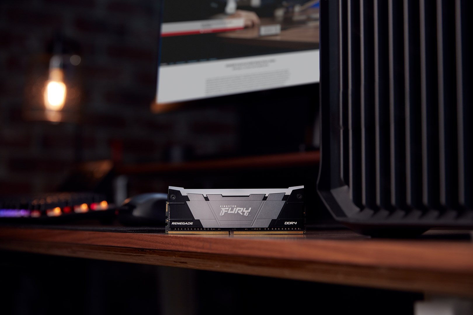 Memorie RAM Kingston FURY 16GB 3600MT/s DDR4 CL16 DIMM 1Gx8 Renegade RGB