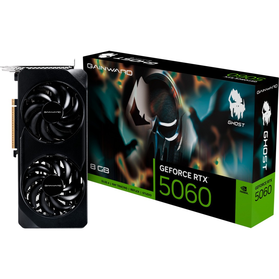 Kartë grafike Gainward GeForce RTX 5060 Ghost, 8GB GDDR7, PCI Express