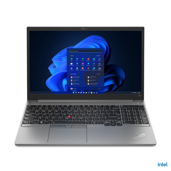 Laptop Lenovo ThinkPad E15, 15.6", Intel Core i5, 16GB RAM, 512GB SSD, Intel Iris Xe Graphics, metalik