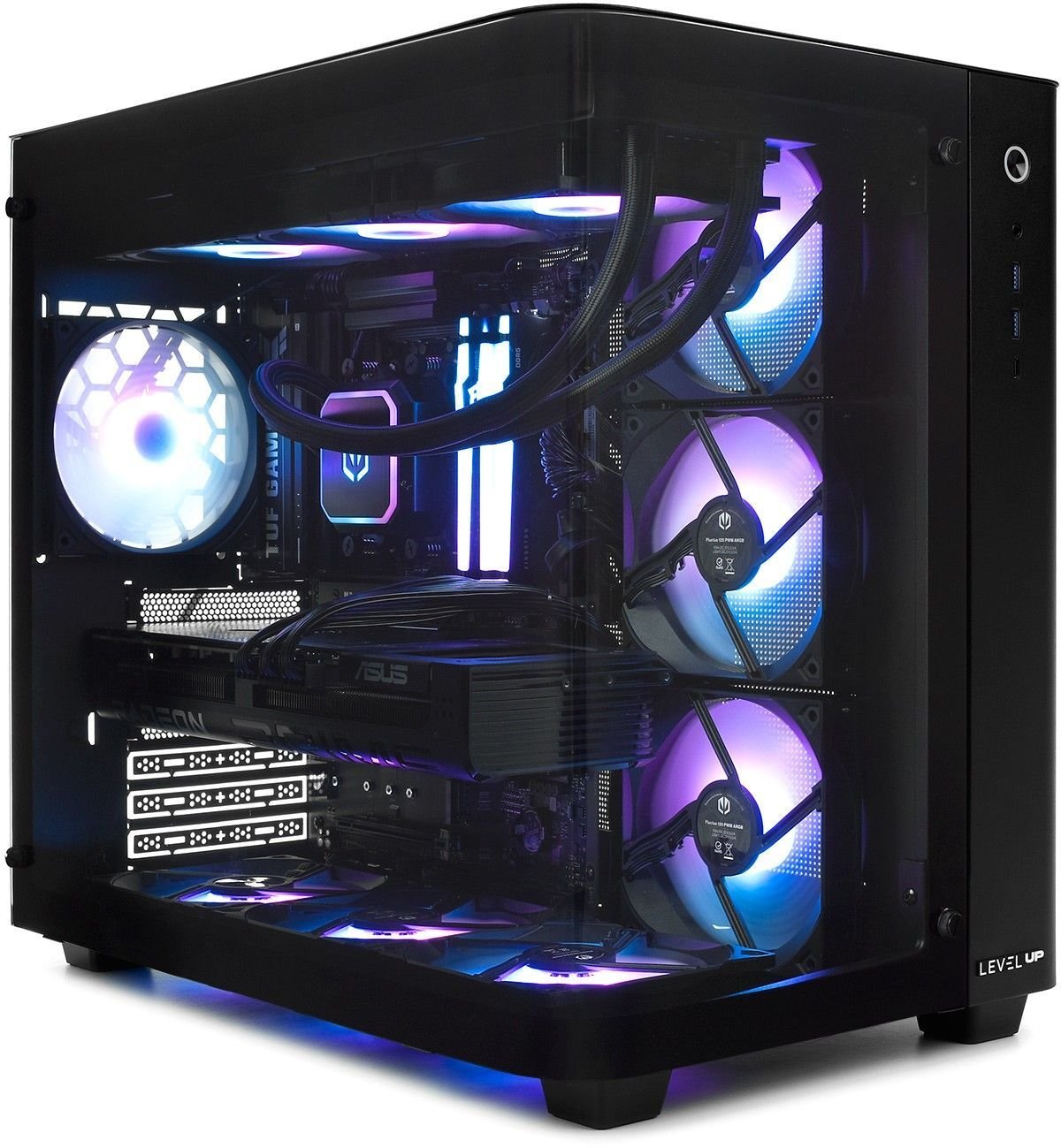 PC gaming Level UP F20, Ryzen 7 7800X3D, Radeon RX 9070 XT, 64GB RAM, 4TB SSD, i zi