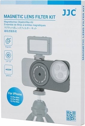 Adaptues magnetik për filtra telefoni JJC MFS IPM, për smartphone, i zi