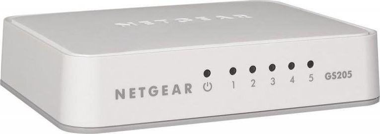 Switch NETGEAR GS205 (GS205-100PES), i bardhë
