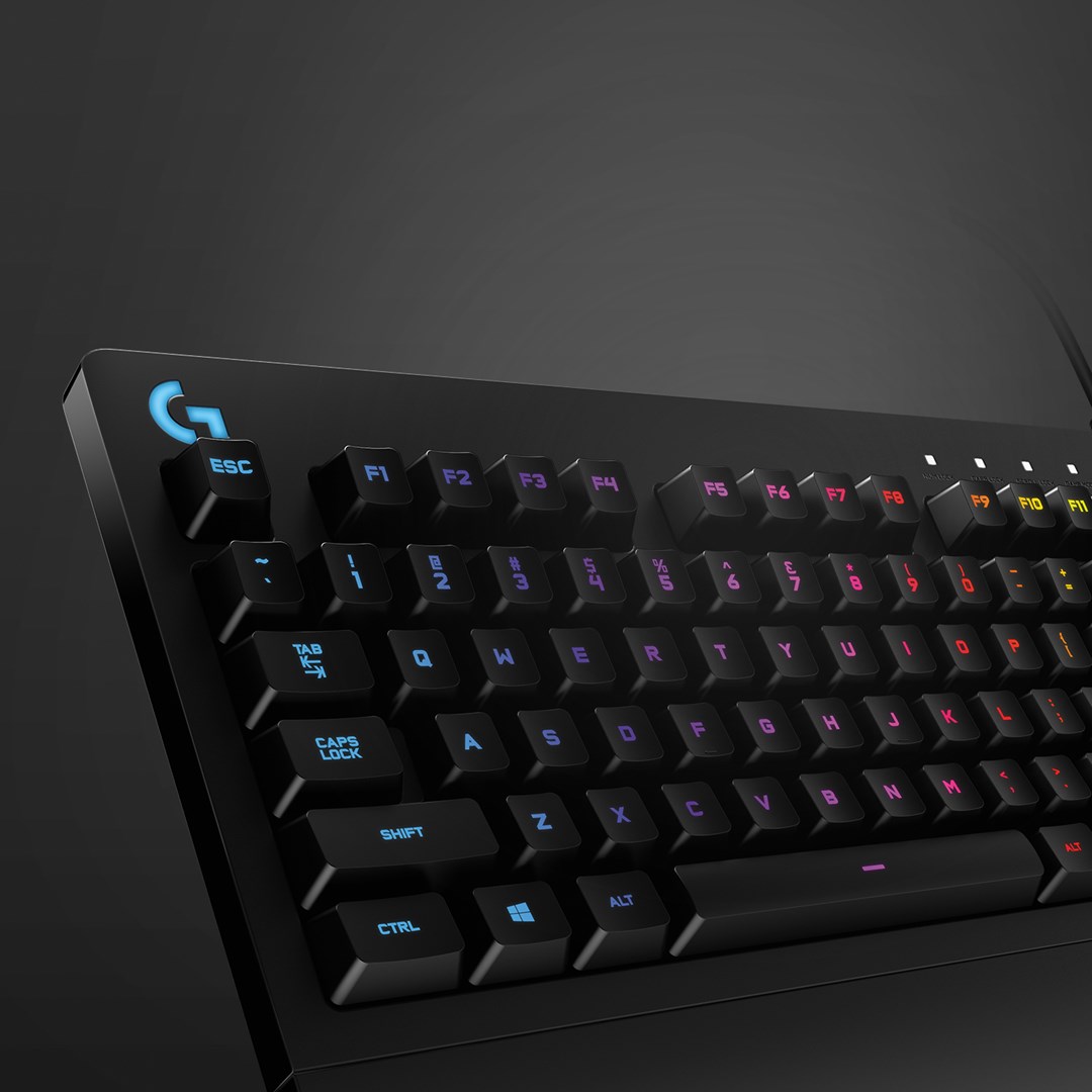 Tastierë Logitech G213 Prodigy, USB, RGB, e zezë
