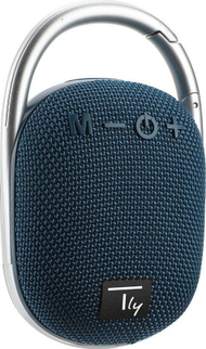 Altoparlant portativ Techly Mini Wireless Speaker, BT 5.3, LED, blu