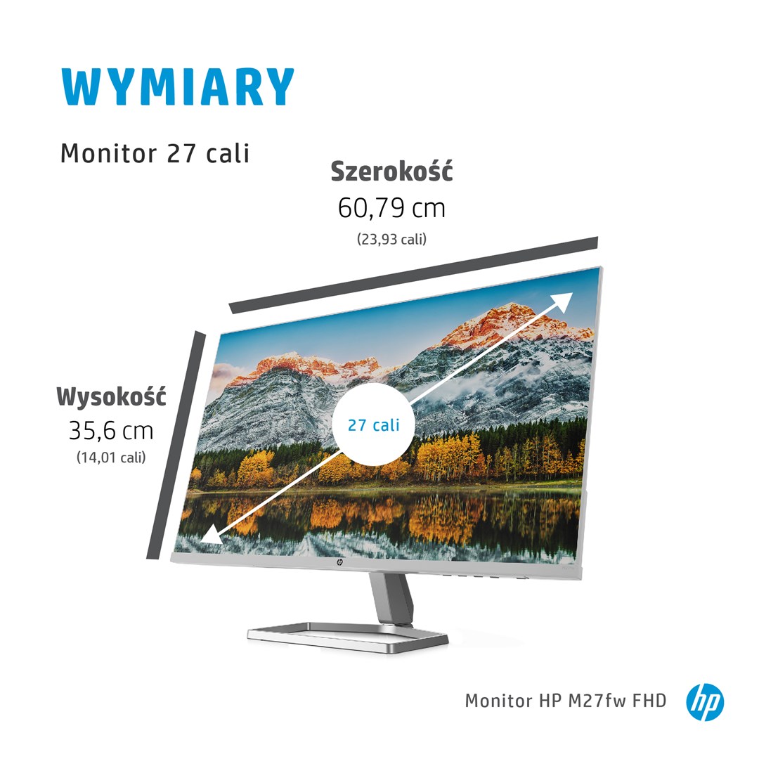 Monitor HP M27fw (2H1A4E9), 27", 1920 x 1080, 75 Hz