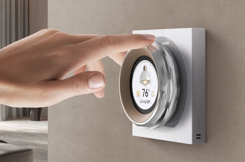 Çelës muri inteligjent Easygates Aqara Touchscreen Dial V1 EU, 2 kanale, ekran 2.08", i bardhë