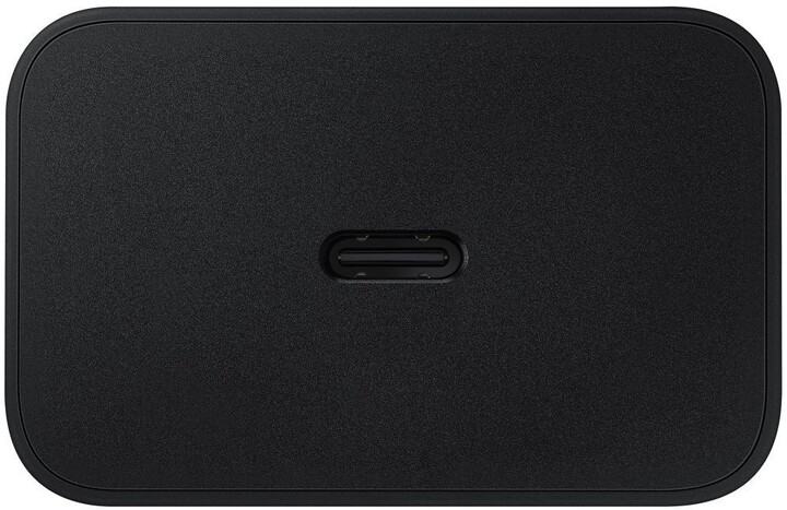 Полнач Samsung со поддршка за брзо полнење (45W) со USB-C кабел, црн