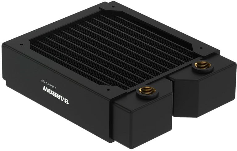 Радијатор за ладење BarrowCH Dabel-40a, 120 mm, бакар, црн