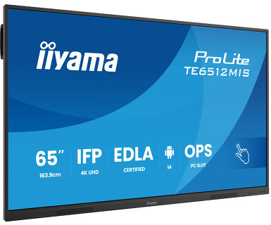 Ekran interaktiv iiyama TE6512MIS-B4AG, 65", 4K UHD, i zi