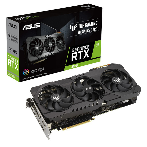 Kartë grafike ASUS TUF Gaming NVIDIA GeForce RTX 3070 Ti, 8 GB GDDR6X