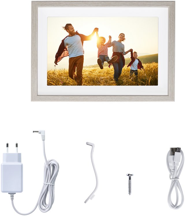 Kornizë digjitale Rollei Smarter Picture Frame 108, 10.1", WiFi Frameo, e bardhë