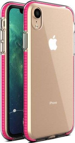 Mbrojtëse telefoni Verge Case Gel Case, për iPhone XR, rozë