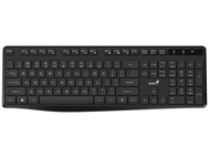 Tastierë Genius KB-7200, Wireless+USB, 2.4GHz, e zezë