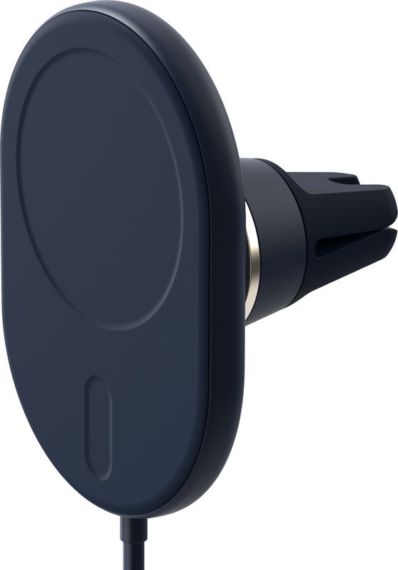 Mbajtëse telefoni për veturë IOttie Velox MagSafe, wireless 7.5W, montim në grilë ajri, blu e errët
