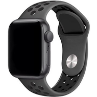 Rrip dore Eternico Sporty për Apple Watch, 38mm 40mm 41mm, i zi me gri