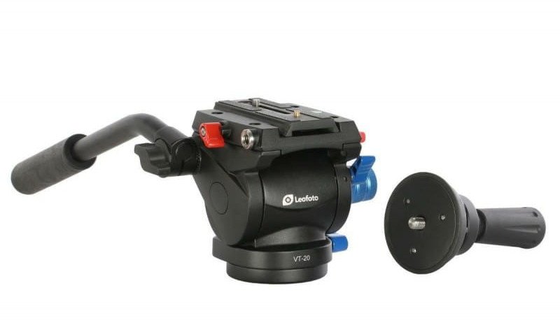 Трипод за видео Leofoto VT-20+LF-75, капацитет на товар 20 kg, алуминиум, црн